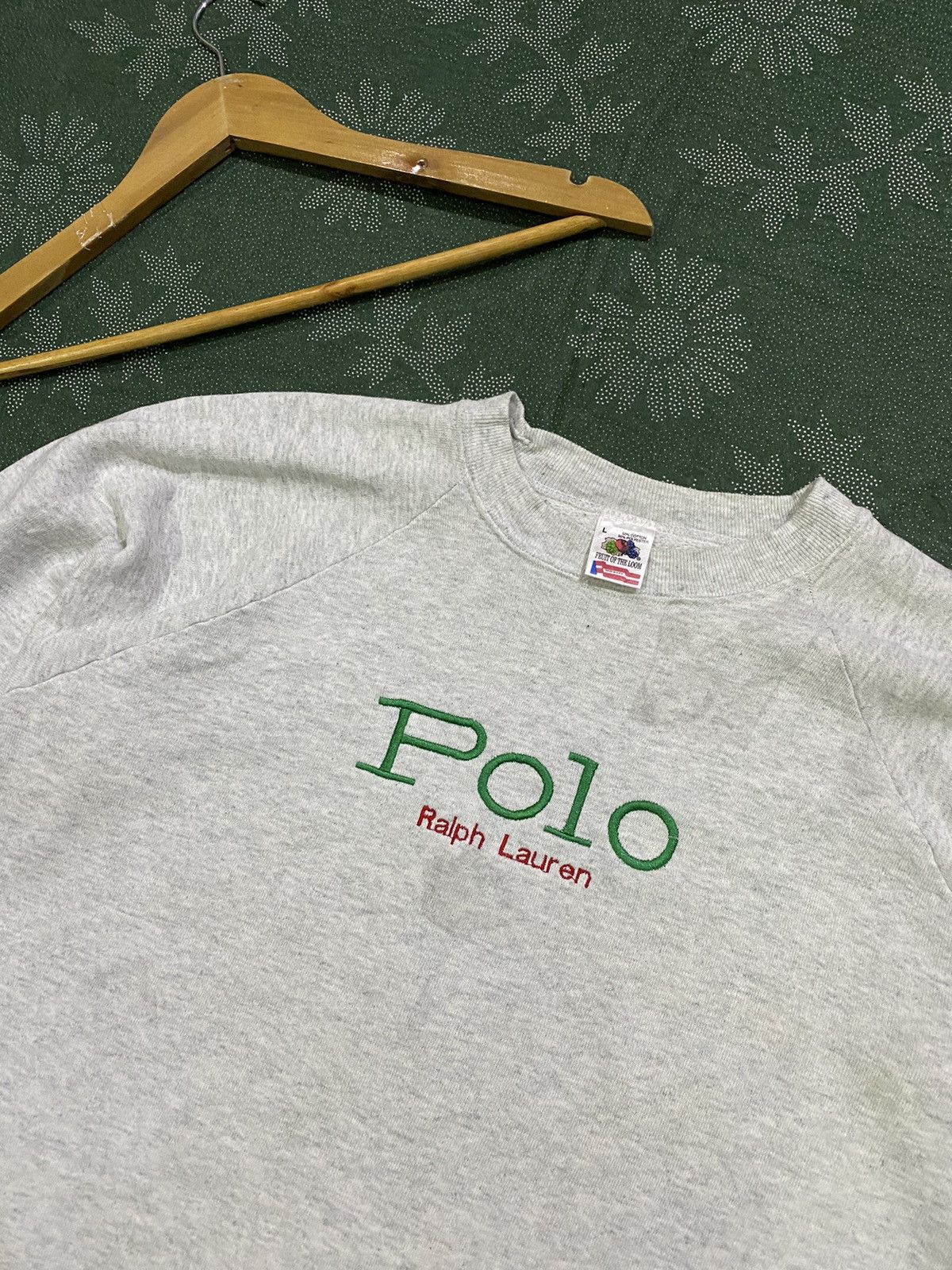 Polo Ralph Lauren Vintage Bootleg 90s Polo Ralph Lauren Embroidered Sweatshirt Size US L / EU 52-54 / 3 - 3 Thumbnail