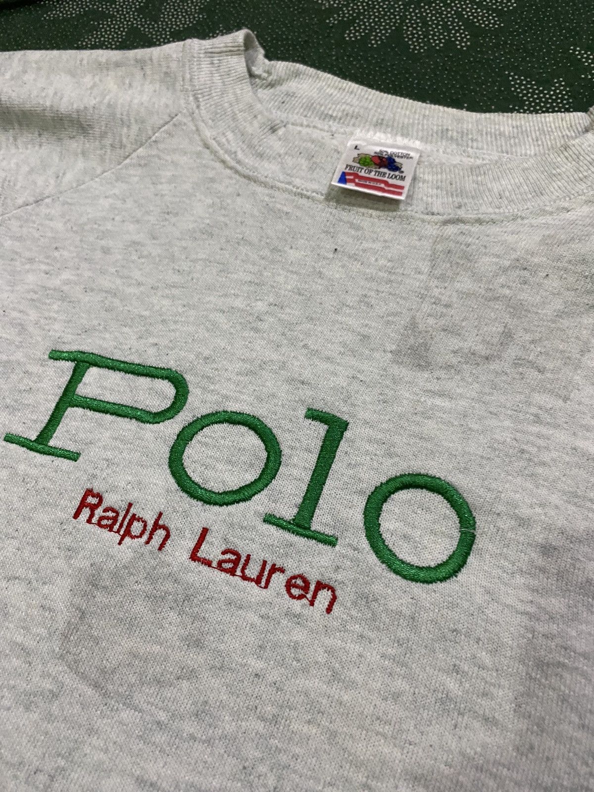 Polo Ralph Lauren Vintage Bootleg 90s Polo Ralph Lauren Embroidered Sweatshirt Size US L / EU 52-54 / 3 - 5 Thumbnail