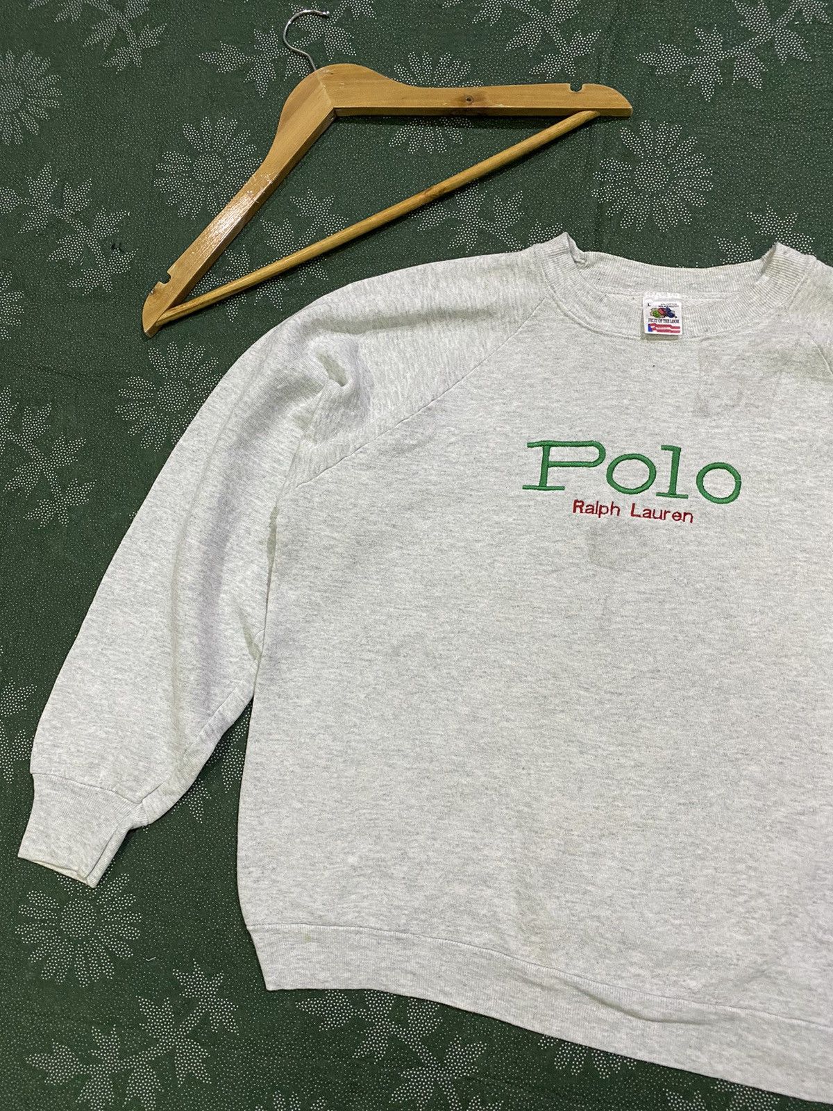 Polo Ralph Lauren Vintage Bootleg 90s Polo Ralph Lauren Embroidered Sweatshirt Size US L / EU 52-54 / 3 - 4 Thumbnail