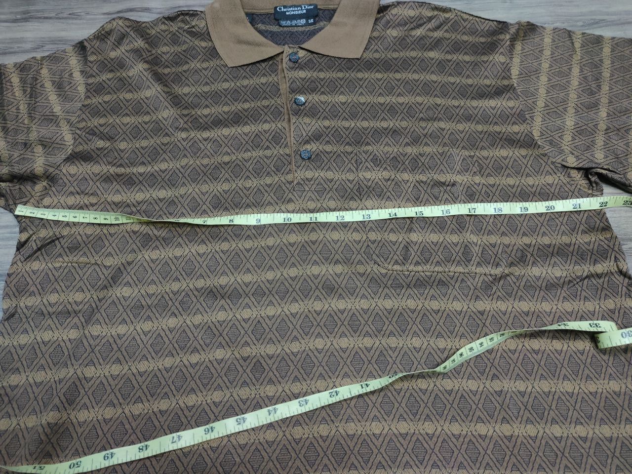 Christian Dior Monsieur × Dior × Vintage 💥final💥 Vintage Pattern Christian Dior Monsieur Polo shirt Size US L / EU 52-54 / 3 - 8 Thumbnail