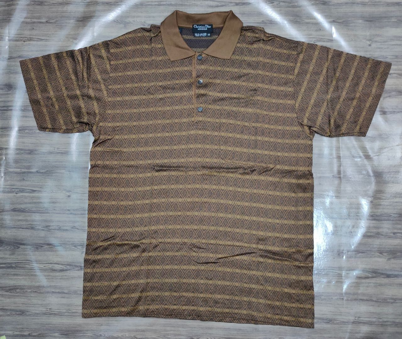 Christian Dior Monsieur × Dior × Vintage 💥final💥 Vintage Pattern Christian Dior Monsieur Polo shirt Size US L / EU 52-54 / 3 - 1 Thumbnail