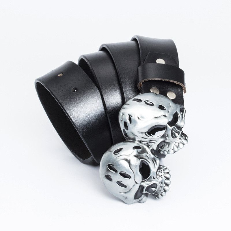Leather 🔥Fashion retro personality belt Size ONE SIZE - 3 Thumbnail