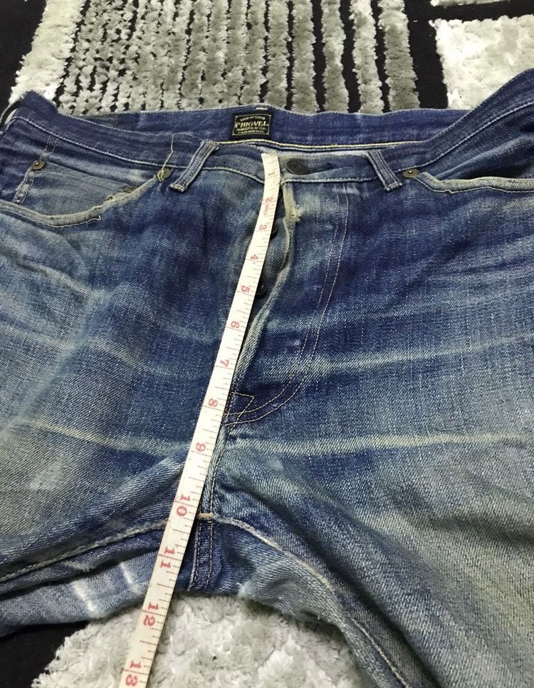 Vintage 32x28 vintage Phigvel rusty wash distressed blue denim jeans Size US 32 / EU 48 - 14 Thumbnail