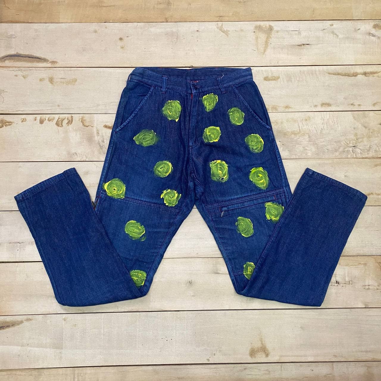 Karl Helmut × Pink House X389 KARL HELMUT X PINK HOUSE SKINNY PINTER PANTS Size US 30 / EU 46 - 1 Thumbnail