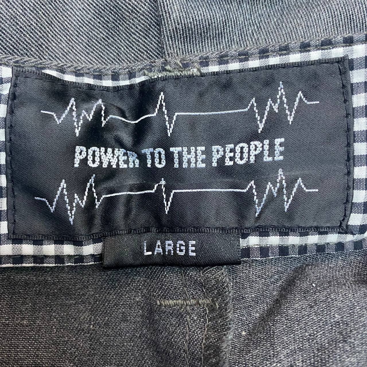 Japanese Brand X390 JAPAN POWER TO THE PEOPLE PANTS Size US 33 - 6 Thumbnail