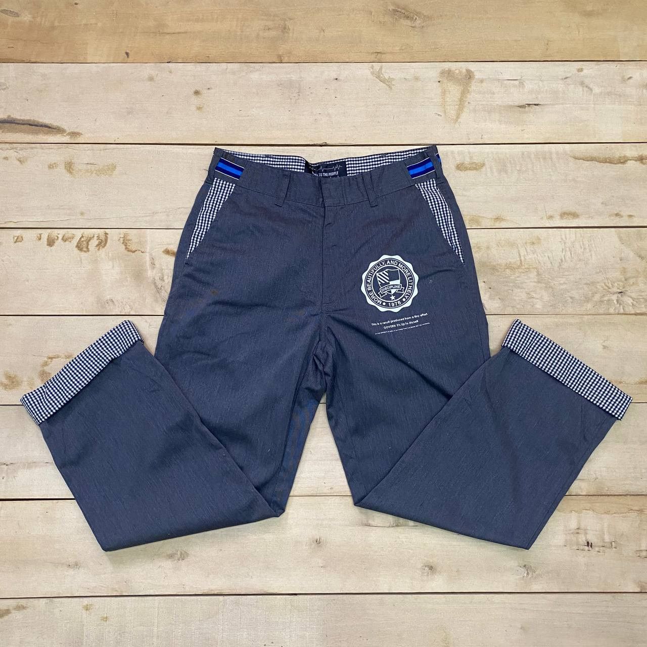 Japanese Brand X390 JAPAN POWER TO THE PEOPLE PANTS Size US 33 - 1 Thumbnail