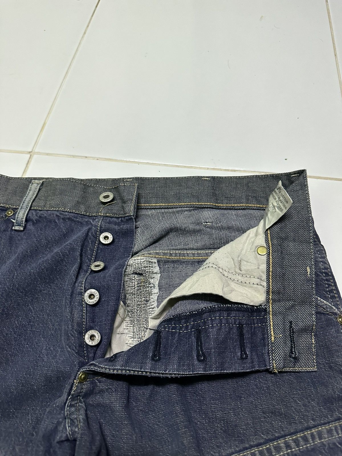 G-Star G star raw patern blue jeans Size US 31 - 3 Thumbnail