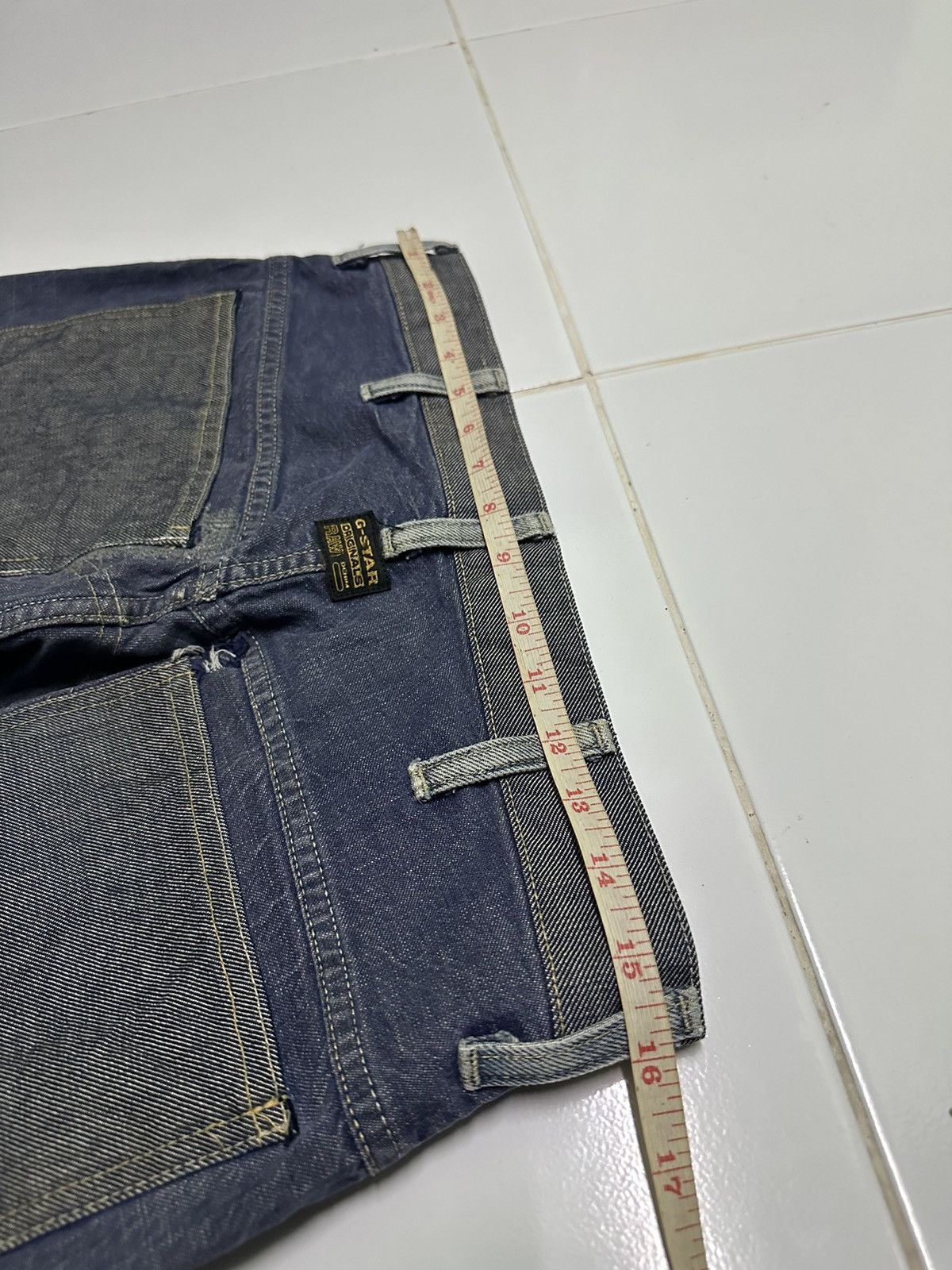 G-Star G star raw patern blue jeans Size US 31 - 8 Thumbnail