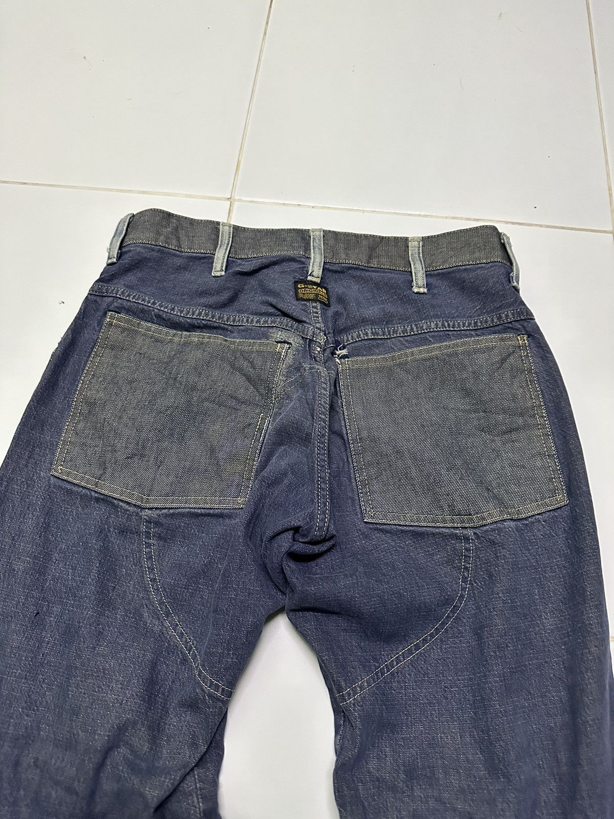 G-Star G star raw patern blue jeans Size US 31 - 6 Thumbnail