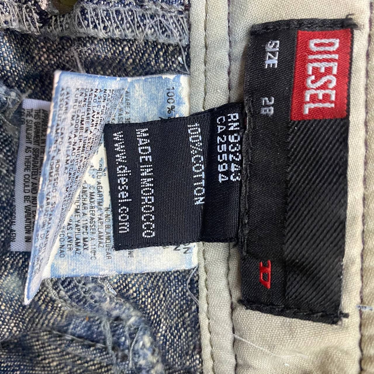 Diesel X392 DIESEL FLARED ACID WASH DENIM Size US 30 / EU 46 - 8 Thumbnail
