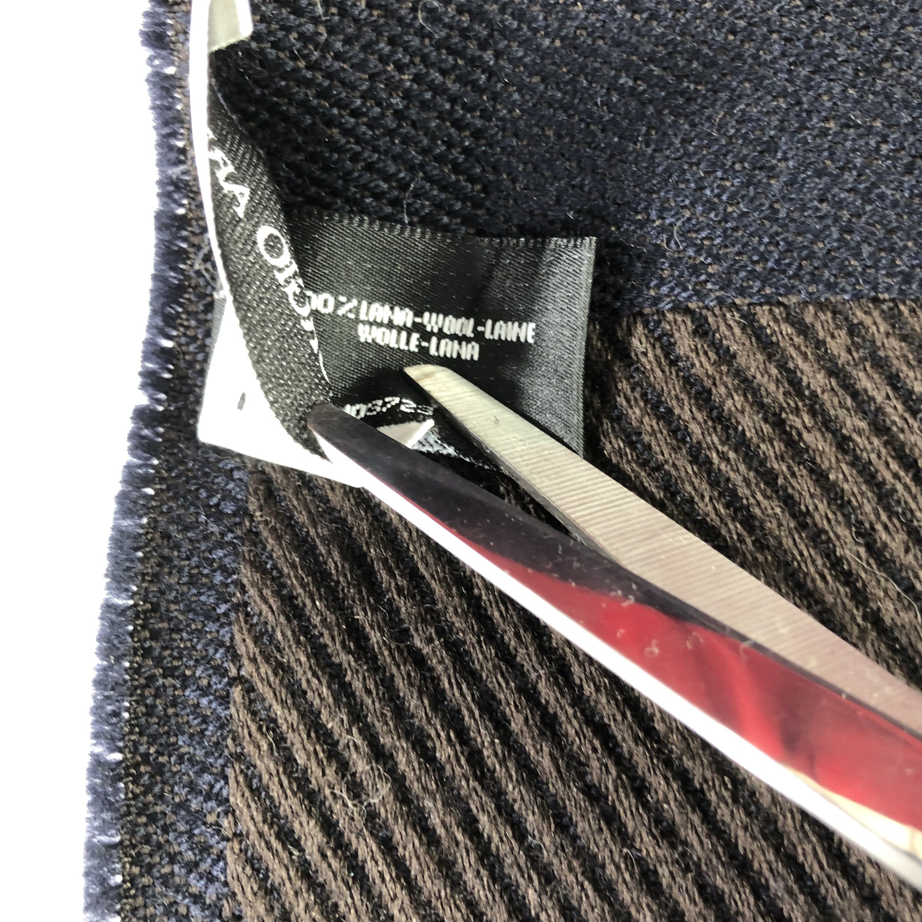 Giorgio Armani Giorgio Armani Wool Scarf Muffler V1421 Size ONE SIZE - 5 Thumbnail