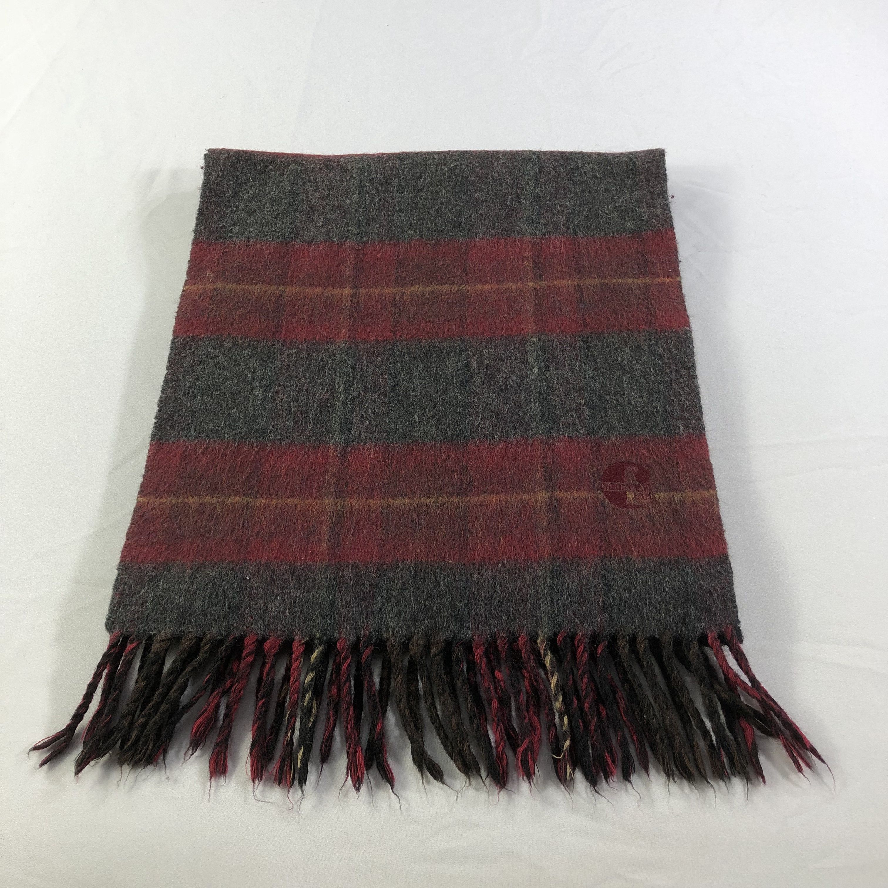Carven Carven Tartan Wool Scarf Muffler V1422 Size ONE SIZE - 2 Thumbnail