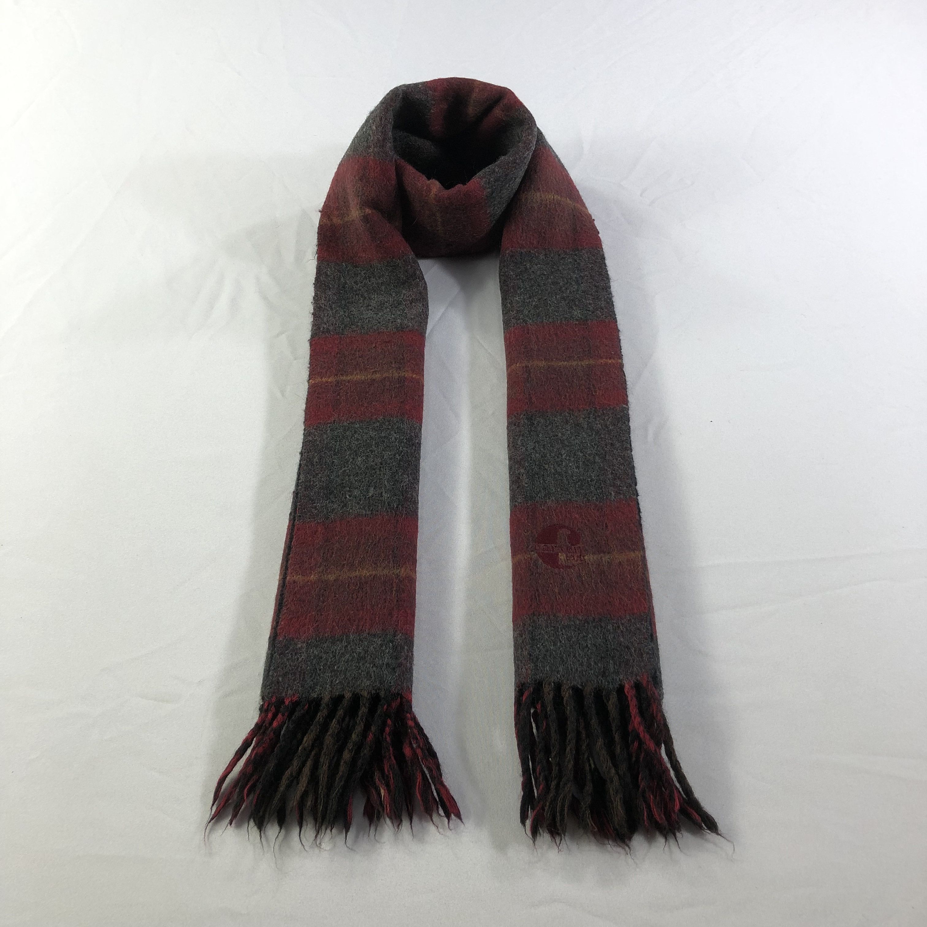 Carven Carven Tartan Wool Scarf Muffler V1422 Size ONE SIZE - 1 Thumbnail