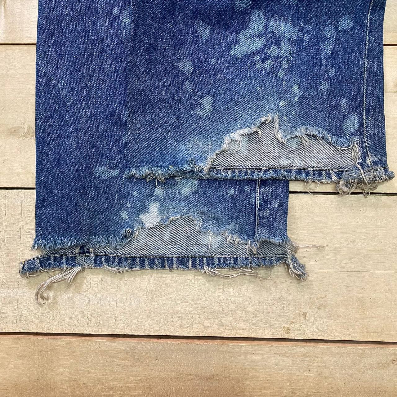 Denime × Japanese Brand X393 VTG DENIME JAPAN SELVEDGE ACID WASH DENIM Size US 31 - 5 Thumbnail