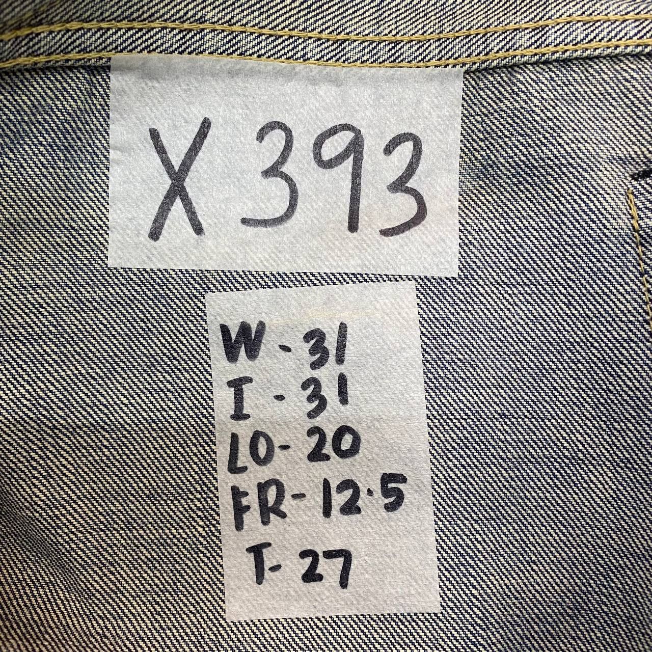 Denime × Japanese Brand X393 VTG DENIME JAPAN SELVEDGE ACID WASH DENIM Size US 31 - 7 Thumbnail