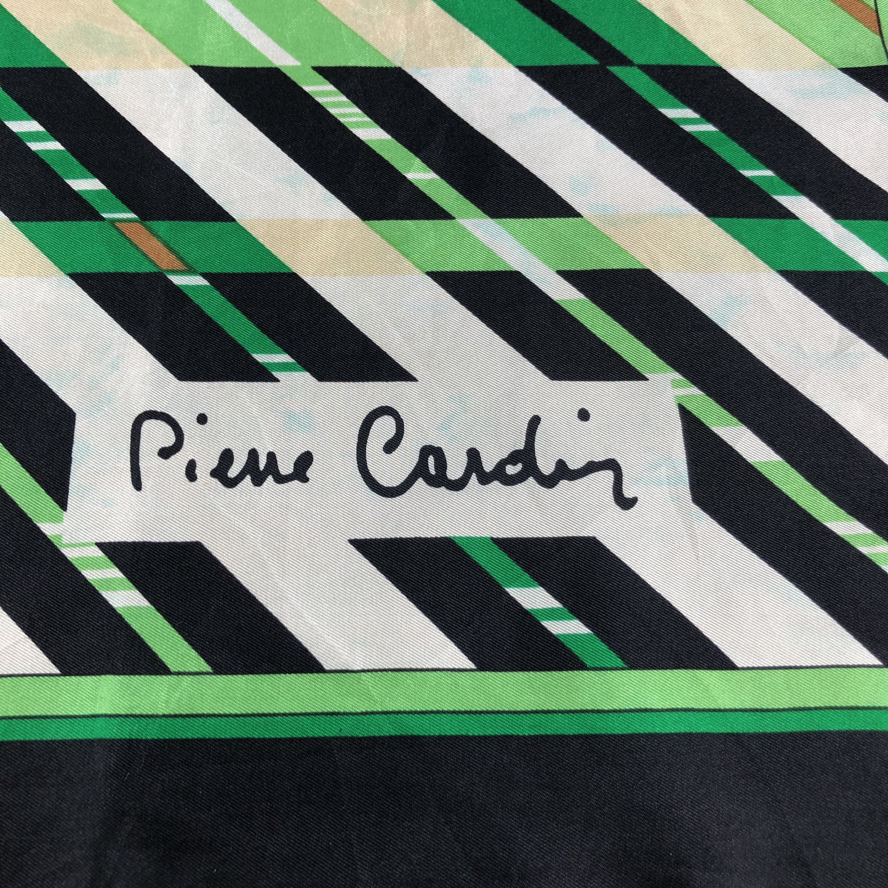 Pierre Cardin Pierre Cardin Abstract Design Silk Scarf M308 Size ONE SIZE - 4 Thumbnail