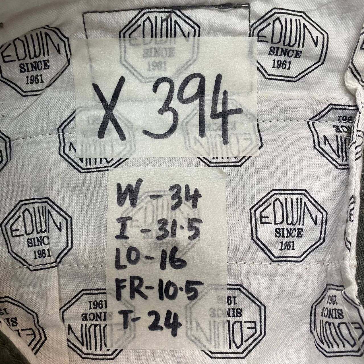 Edwin × Japanese Brand X394 JAPAN EDWIN EXCLUSIVE VTG PAINTER CARGO PANTS Size US 34 / EU 50 - 11 Thumbnail