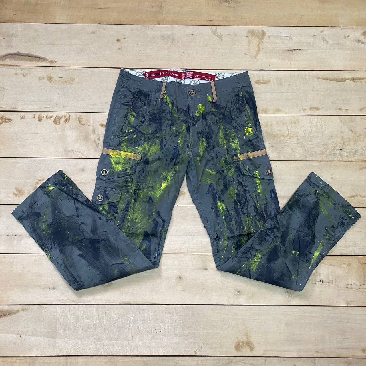 Edwin × Japanese Brand X394 JAPAN EDWIN EXCLUSIVE VTG PAINTER CARGO PANTS Size US 34 / EU 50 - 1 Thumbnail