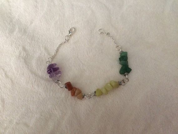 Handmade × Jewelry × Vintage Mix gems chain bracelet Size ONE SIZE - 2 Thumbnail