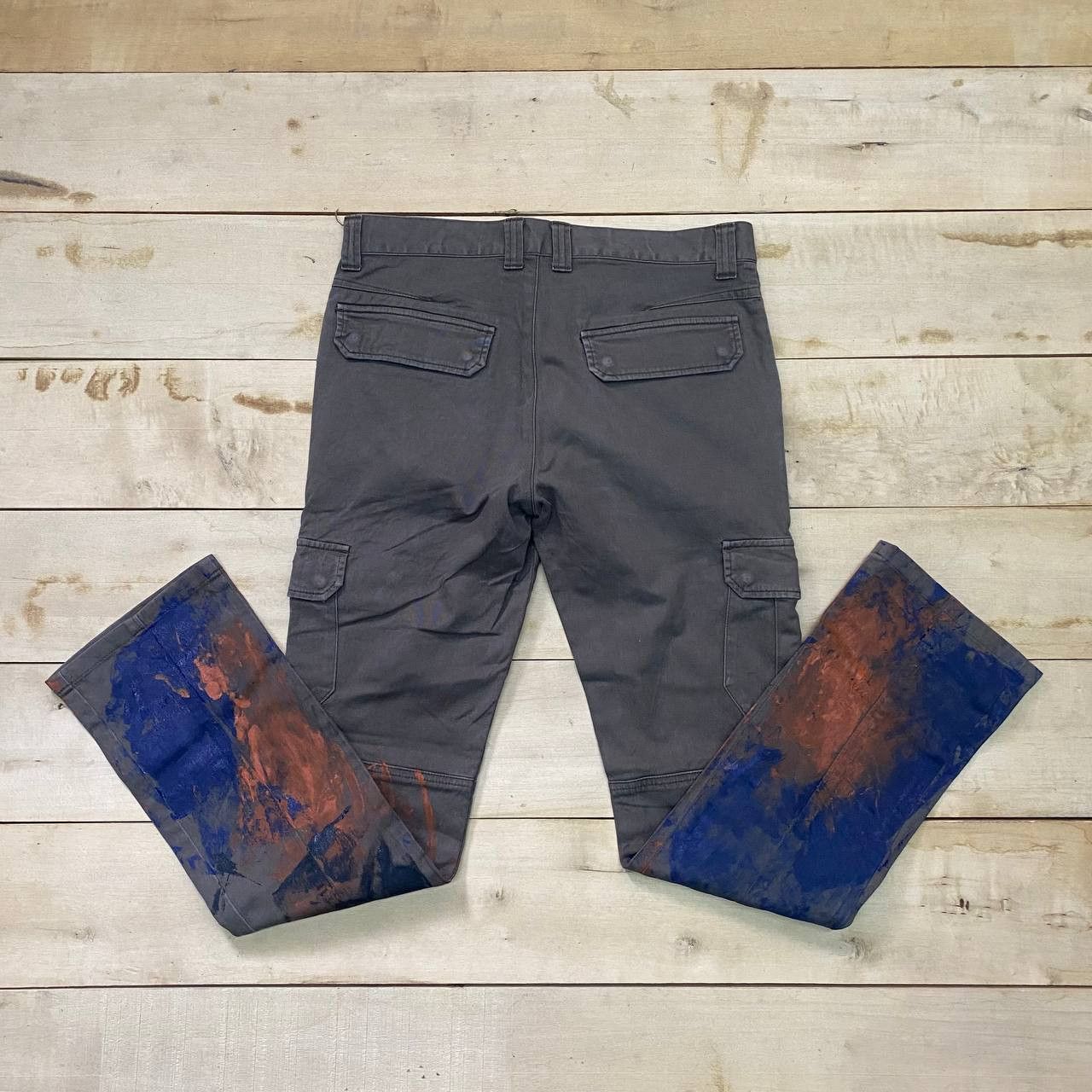 Comme Ca Ism × Japanese Brand X396 JAPAN COMME CA ISM ART PAINTED CARGO PANTS Size US 32 / EU 48 - 1 Thumbnail