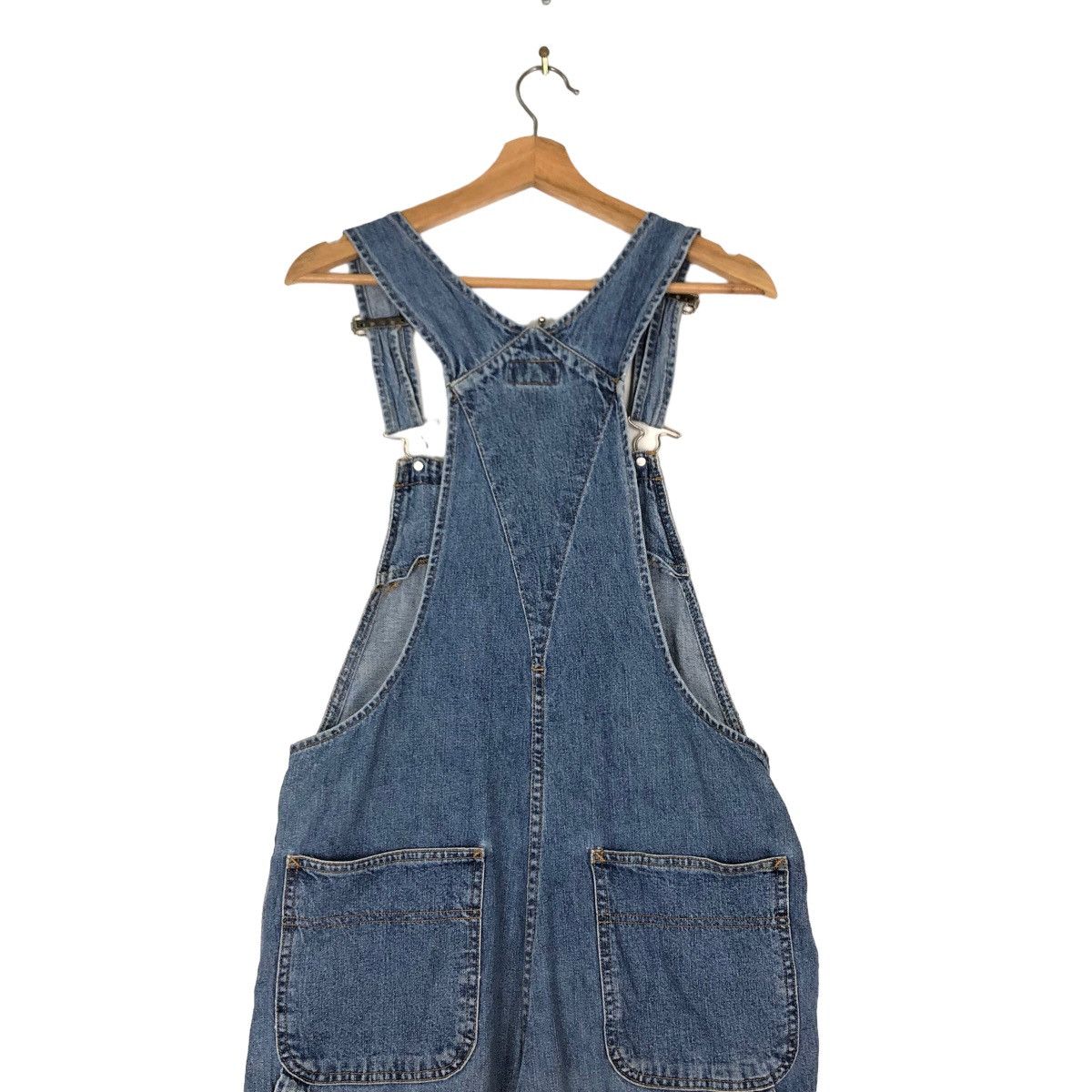 Japanese Brand VINTGE CHORE DENIM OVERALL POLO JEANS RALPH LAUREN Size US 32 / EU 48 - 6 Thumbnail