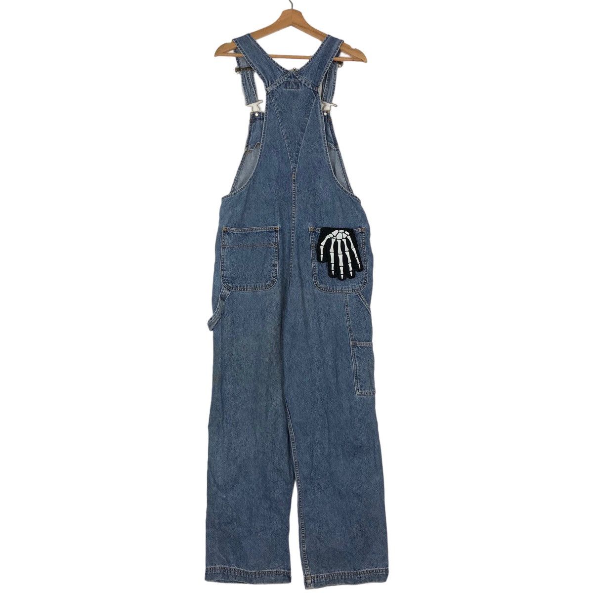 Japanese Brand VINTGE CHORE DENIM OVERALL POLO JEANS RALPH LAUREN Size US 32 / EU 48 - 5 Thumbnail
