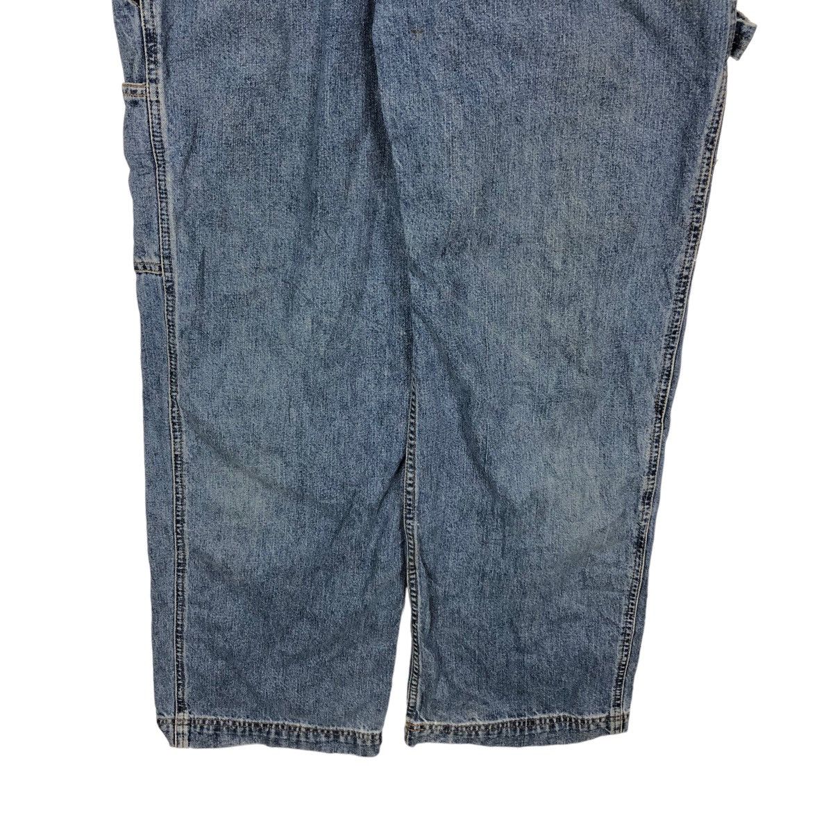 Japanese Brand VINTGE CHORE DENIM OVERALL POLO JEANS RALPH LAUREN Size US 32 / EU 48 - 3 Thumbnail