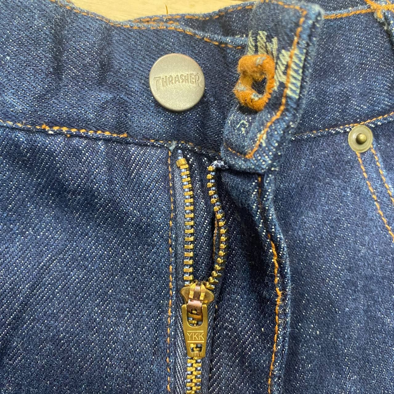 Thrasher × Vintage X397 VTG 90s THRASHER BAGGY SKATE DENIM Size US 31 - 5 Thumbnail