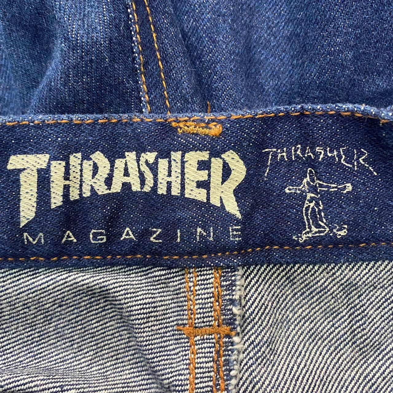 Thrasher × Vintage X397 VTG 90s THRASHER BAGGY SKATE DENIM Size US 31 - 6 Thumbnail