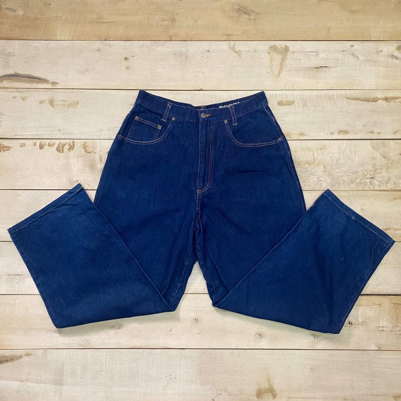 Thrasher × Vintage X397 VTG 90s THRASHER BAGGY SKATE DENIM Size US 31 - 1 Thumbnail