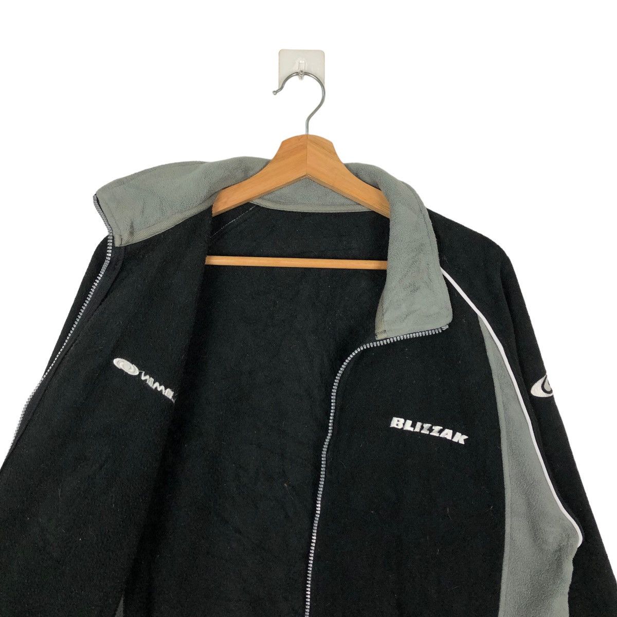Japanese Brand VINTAGE BLIZZAK FLEECE JACKET RACING WORK JACKET Size US M / EU 48-50 / 2 - 9 Thumbnail