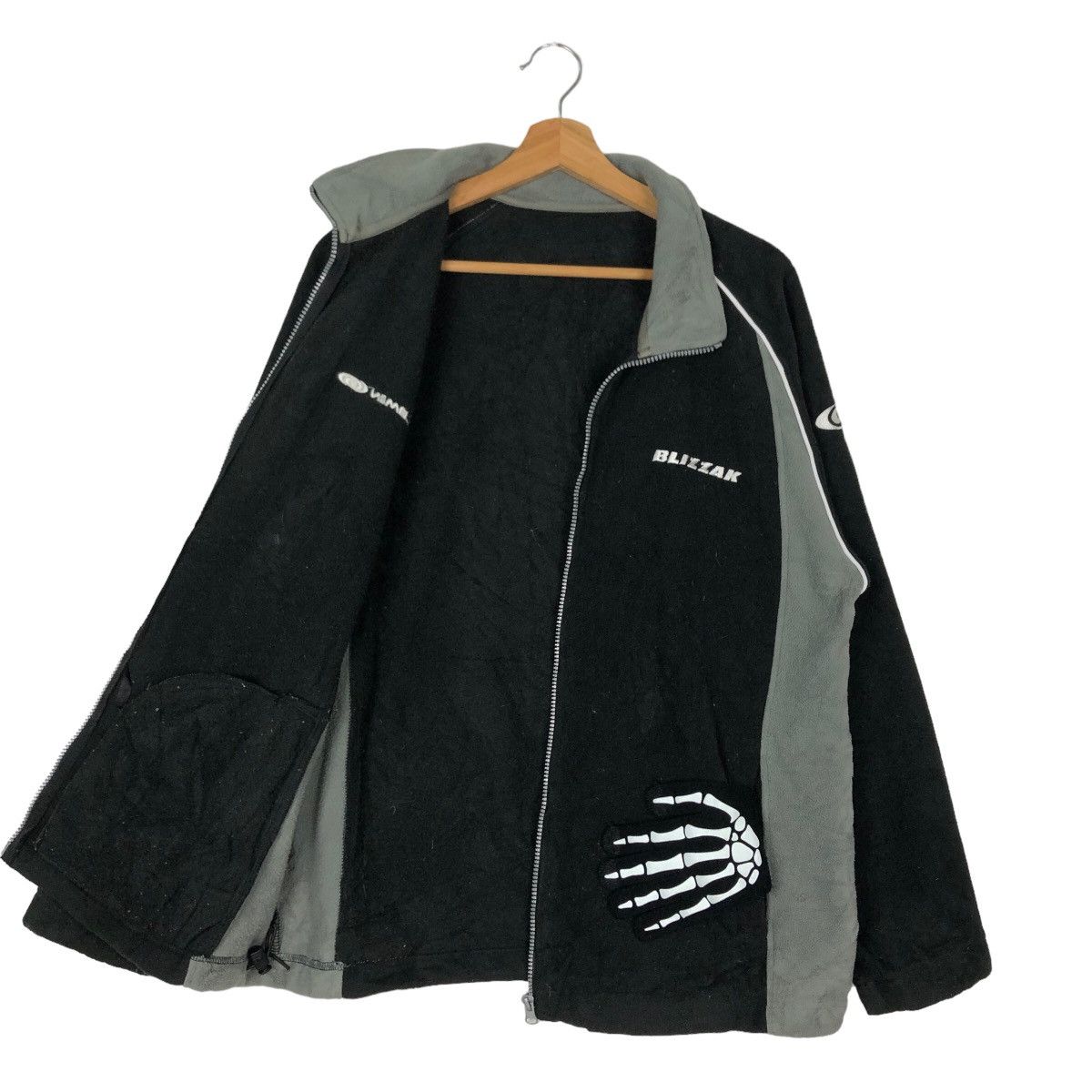 Japanese Brand VINTAGE BLIZZAK FLEECE JACKET RACING WORK JACKET Size US M / EU 48-50 / 2 - 8 Thumbnail