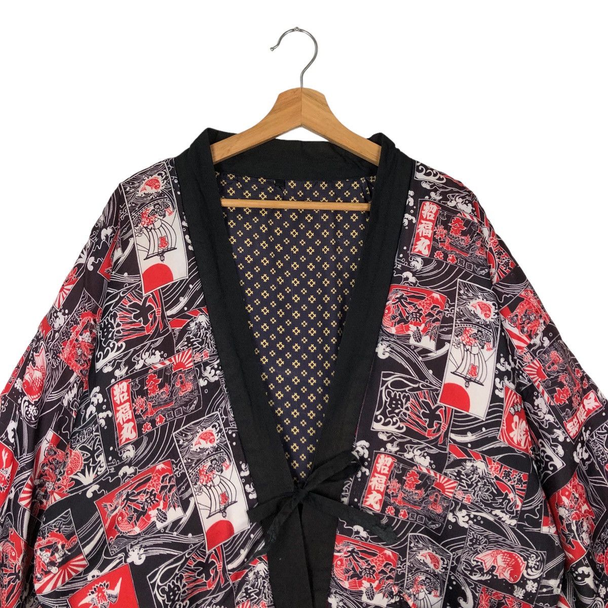 Japanese Brand VINTAGE TRADITIONAL JAPANESE KIMONO OVERPRINT ISSEY MIYAKE Size US M / EU 48-50 / 2 - 2 Thumbnail