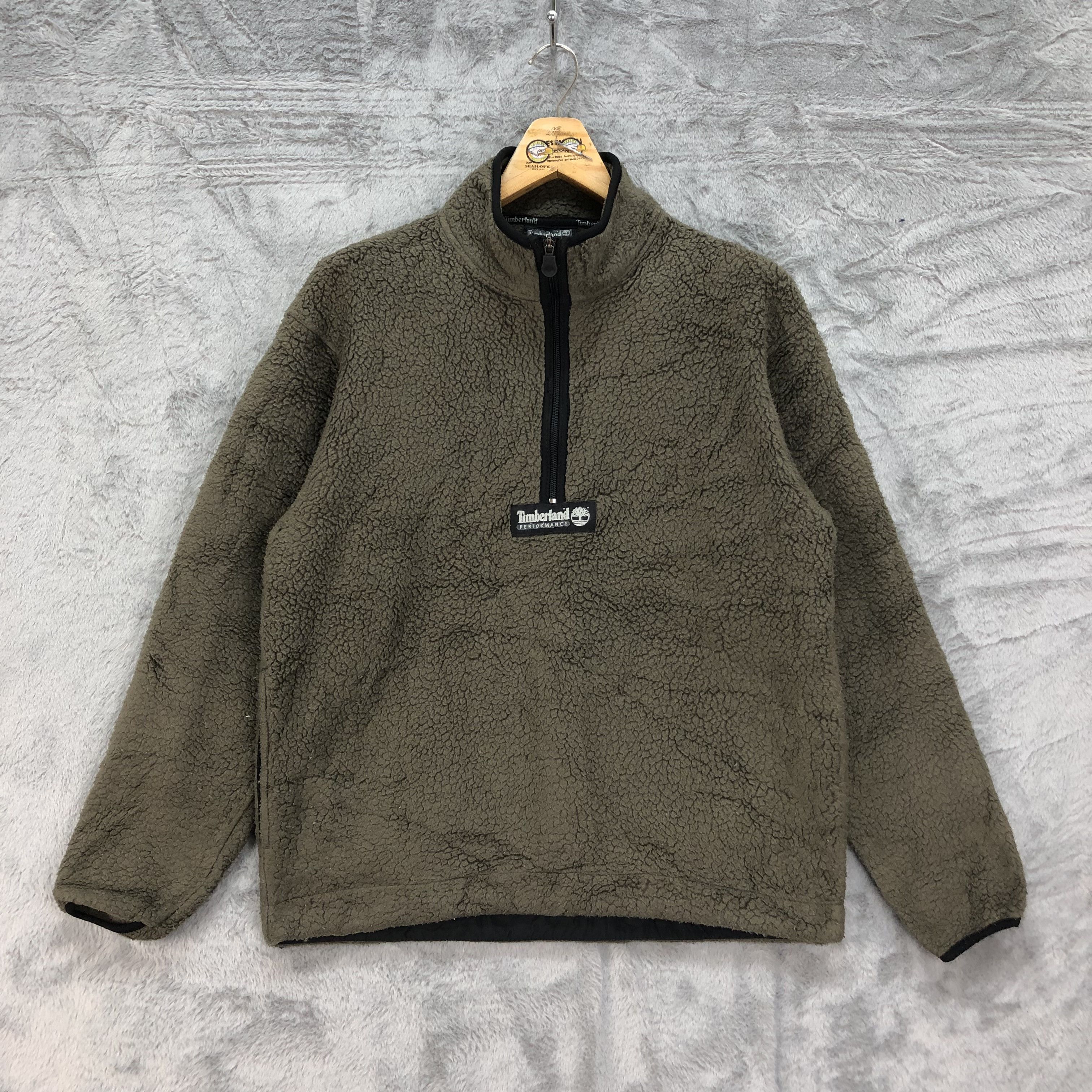 Timberland Timberland Made In Usa Half Zip Turtle Neck Fleece #4584-160 Size US XS / EU 42 / 0 - 1 Thumbnail