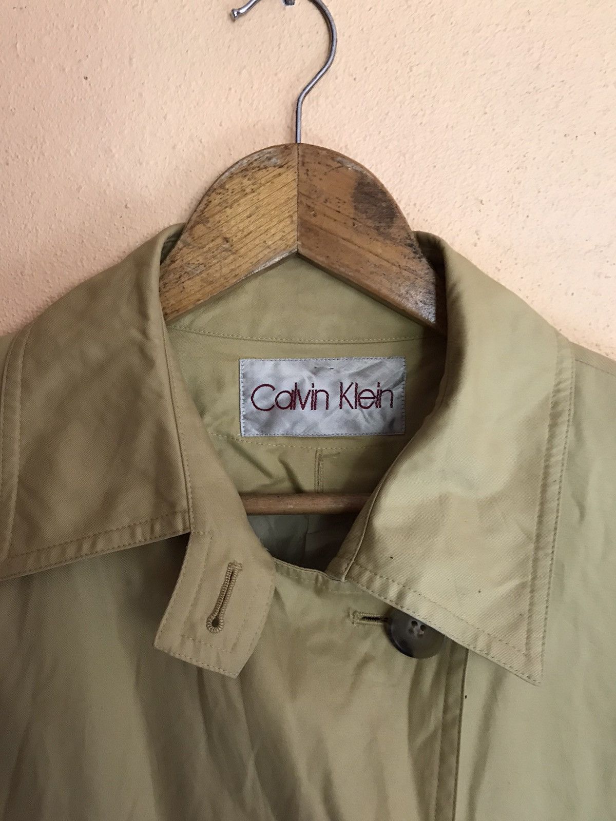 Calvin Klein × Designer × Vintage VINTAGE CALVIN KLEIN TRENCH COAT JACKET NICE DESIGN Size US L / EU 52-54 / 3 - 2 Thumbnail