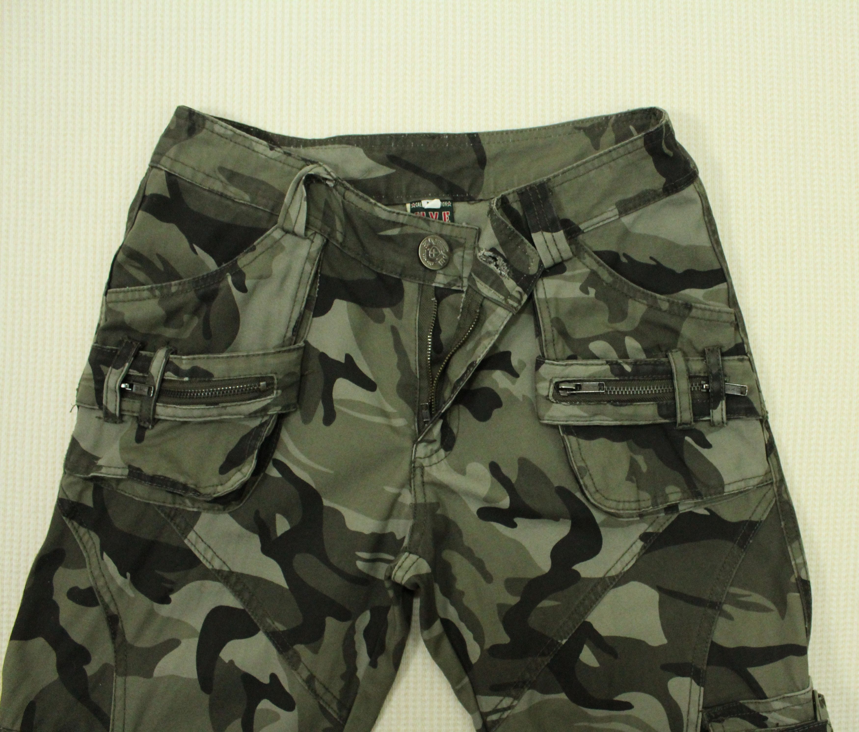 Japanese Brand M.X.E Cargo Pants Tactical Pants Camo Multipocket Pants Size US 28 / EU 44 - 5 Thumbnail