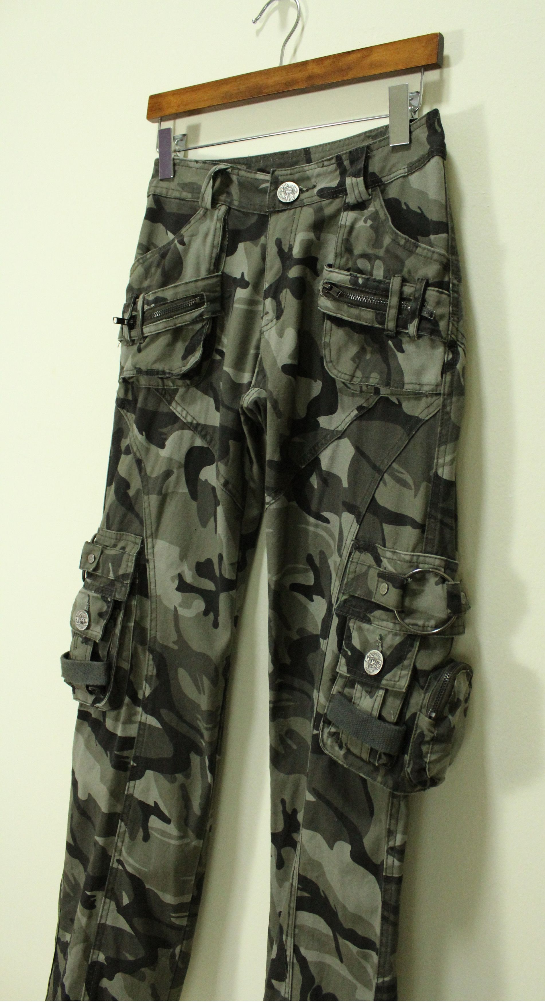 Japanese Brand M.X.E Cargo Pants Tactical Pants Camo Multipocket Pants Size US 28 / EU 44 - 2 Thumbnail