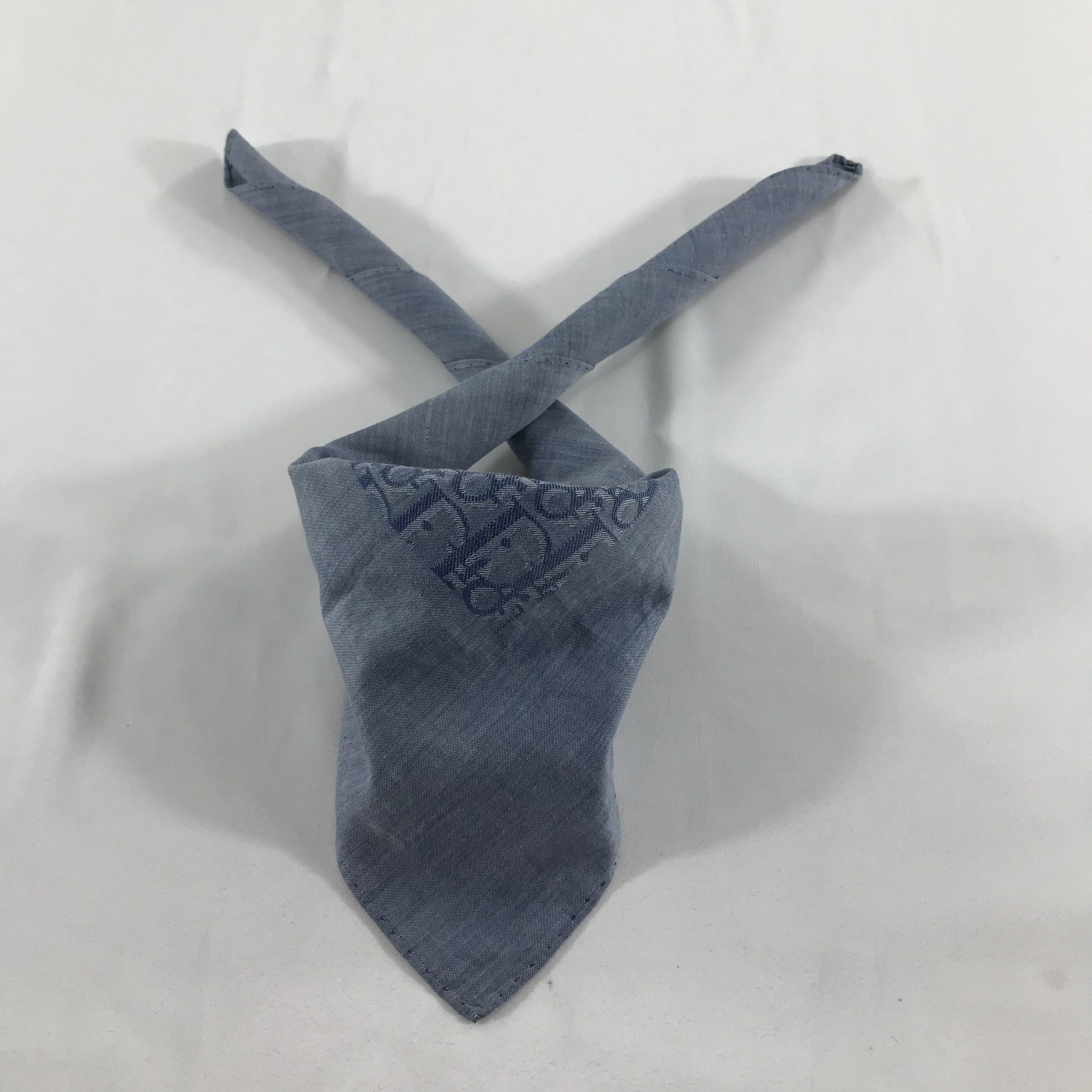 Christian Dior Monsieur Christian Dior Oblique Handkerchief Neckerchief Bandana H635 Size ONE SIZE - 3 Thumbnail
