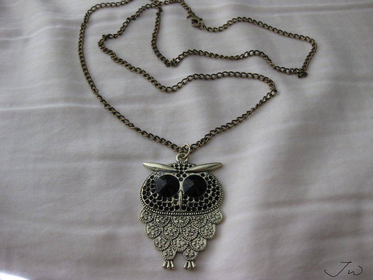 Jewelry Owl Bronze Pendant Chain Necklace Size ONE SIZE - 5 Thumbnail