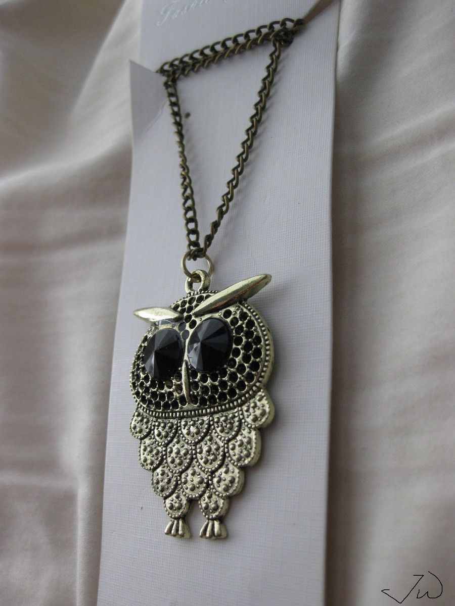 Jewelry Owl Bronze Pendant Chain Necklace Size ONE SIZE - 2 Thumbnail