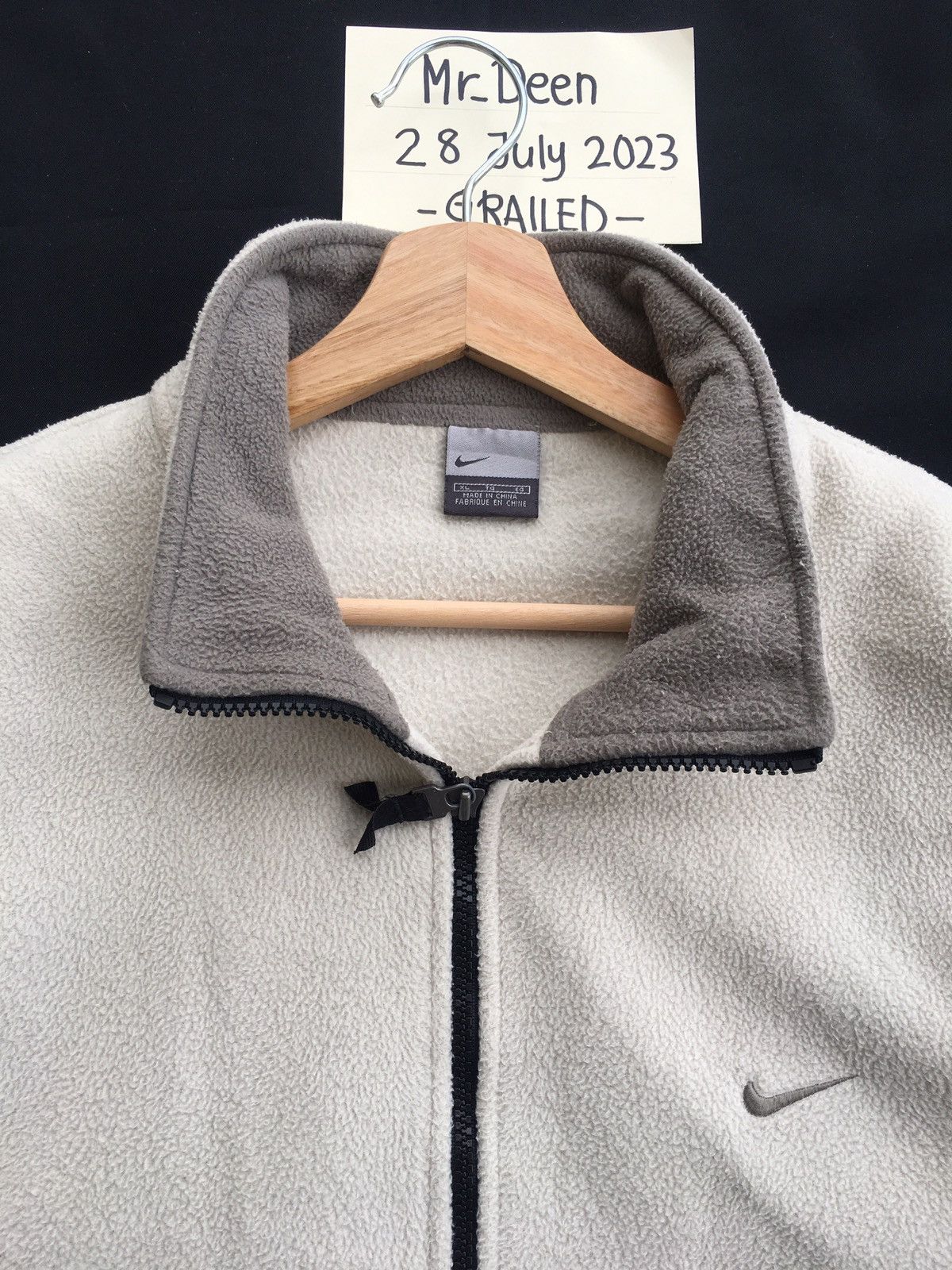 Nike Vintage Nike Zip Up Sweater Size US XL / EU 56 / 4 - 1 Thumbnail
