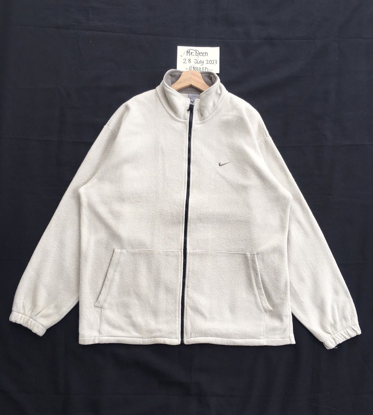 Nike Vintage Nike Zip Up Sweater Size US XL / EU 56 / 4 - 2 Thumbnail