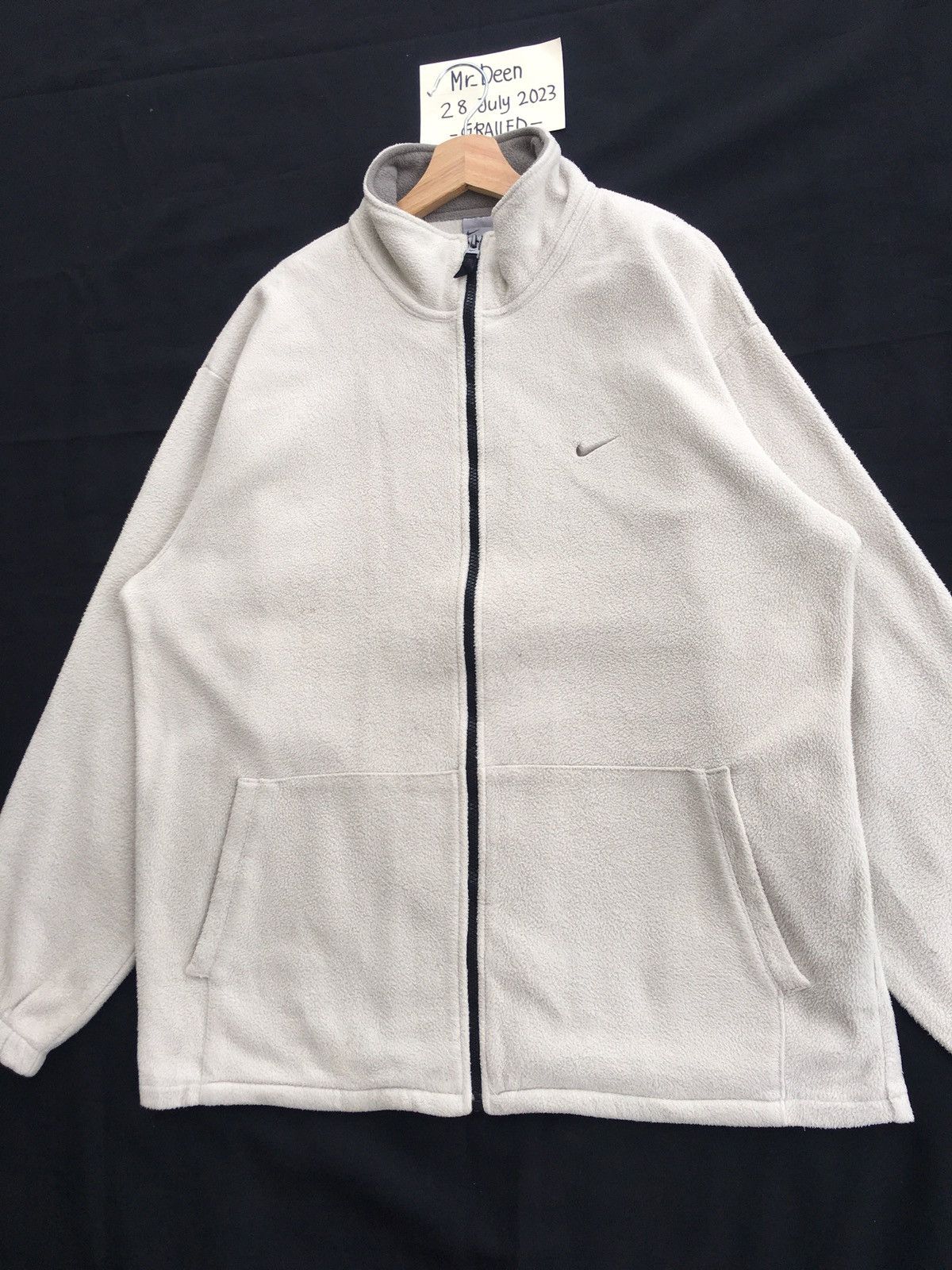 Nike Vintage Nike Zip Up Sweater Size US XL / EU 56 / 4 - 4 Thumbnail