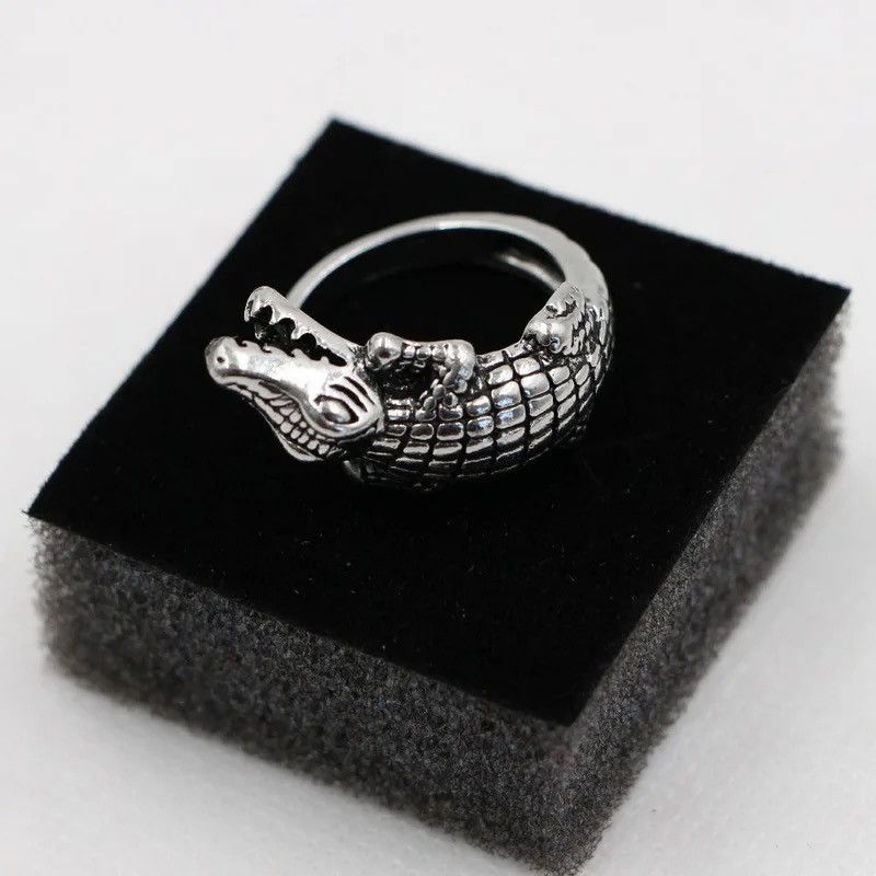 Jewelry × Vintage Creative Crocodile Ring Size ONE SIZE - 3 Thumbnail