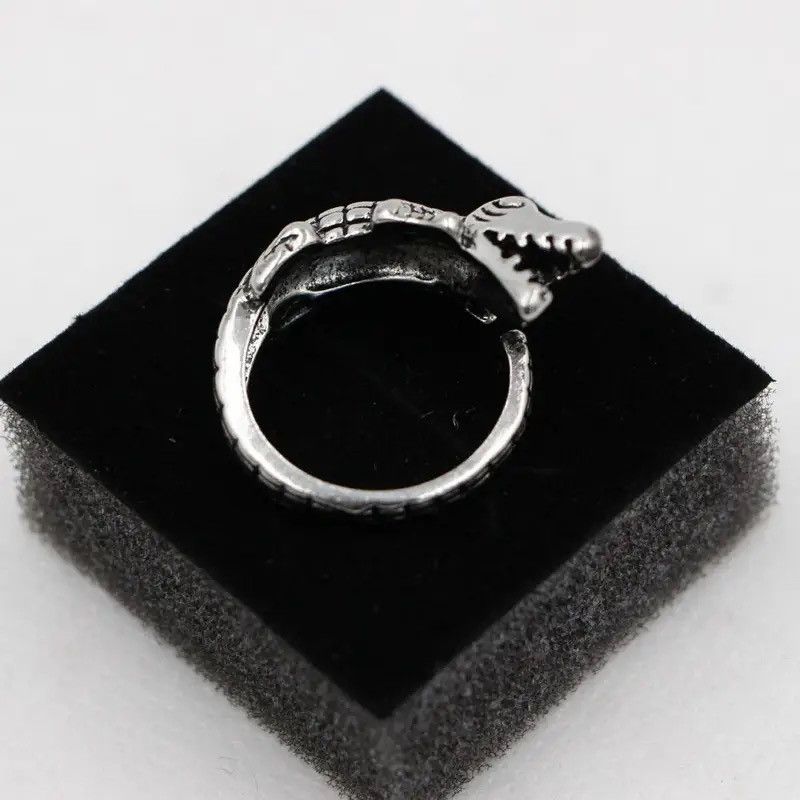 Jewelry × Vintage Creative Crocodile Ring Size ONE SIZE - 2 Thumbnail