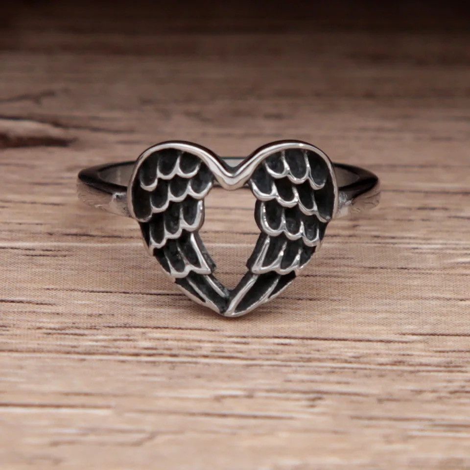 Japanese Brand × Jewelry × Vintage Cool Creative Wings Of Angels Ring Size ONE SIZE - 2 Thumbnail