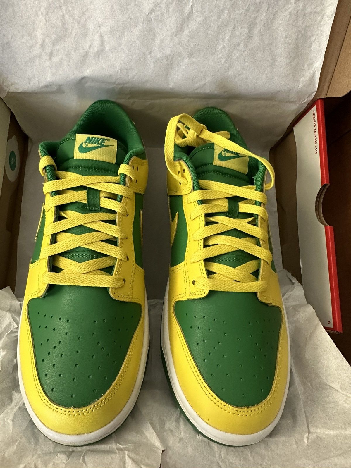 image of Nike Dunk Low Reverse Brazil Shoes, Men's (Size 11)