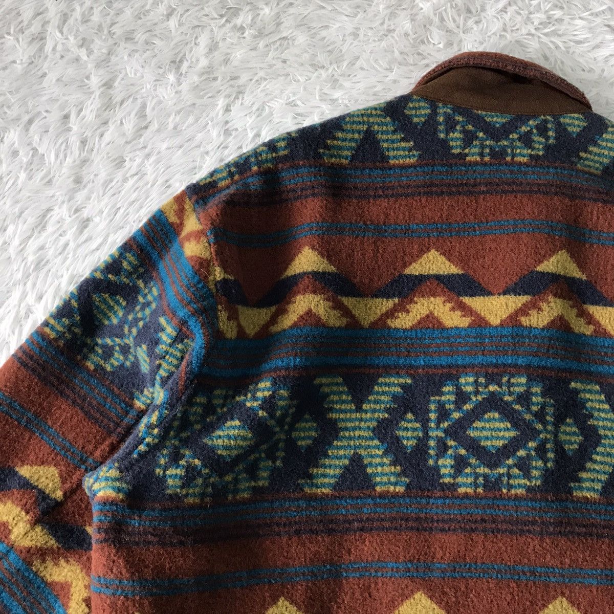 XO Native Navajo XOXO Blend Wool Outdoor Jacket Gira Pour Homme Size US M / EU 48-50 / 2 - 10 Thumbnail