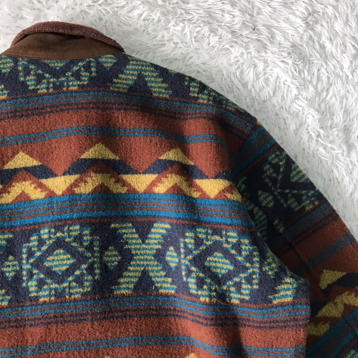 XO Native Navajo XOXO Blend Wool Outdoor Jacket Gira Pour Homme Size US M / EU 48-50 / 2 - 9 Thumbnail