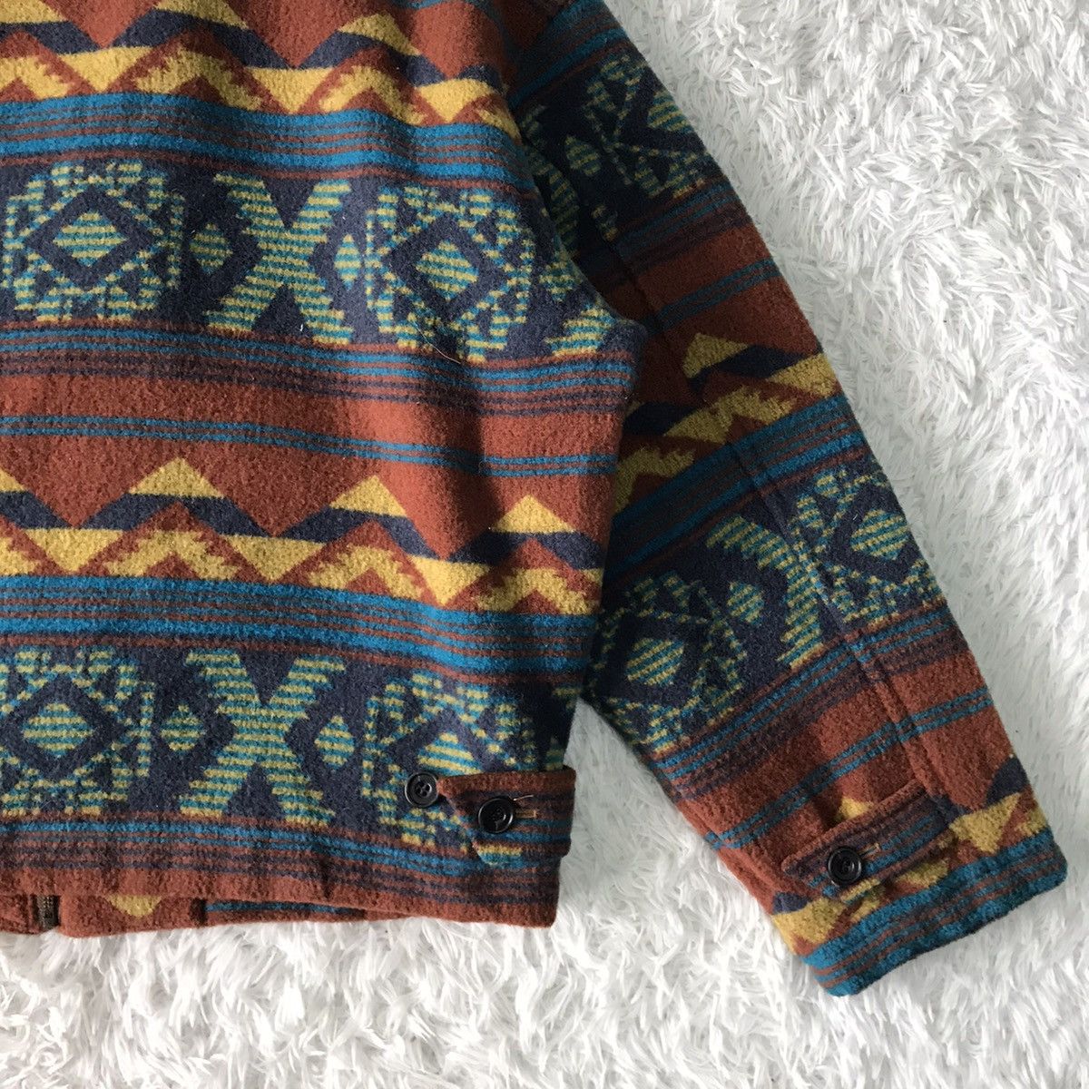 XO Native Navajo XOXO Blend Wool Outdoor Jacket Gira Pour Homme Size US M / EU 48-50 / 2 - 8 Thumbnail